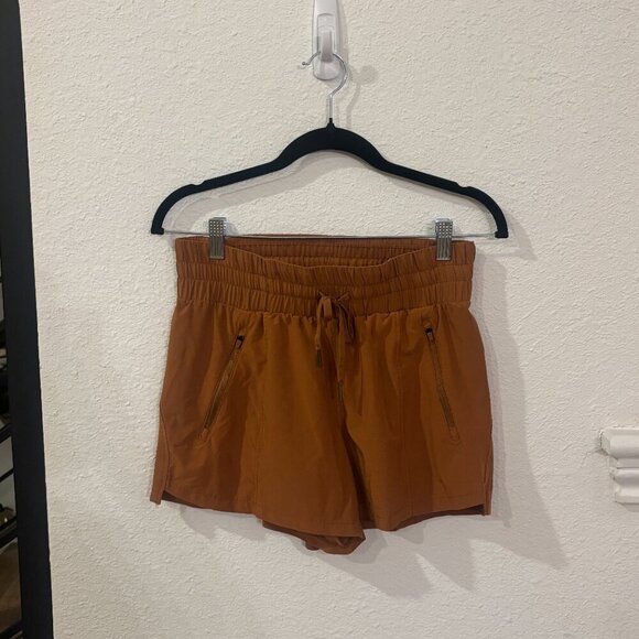 All in Motion High Rise Burnt Orange Shorts - Picture 2 of 5